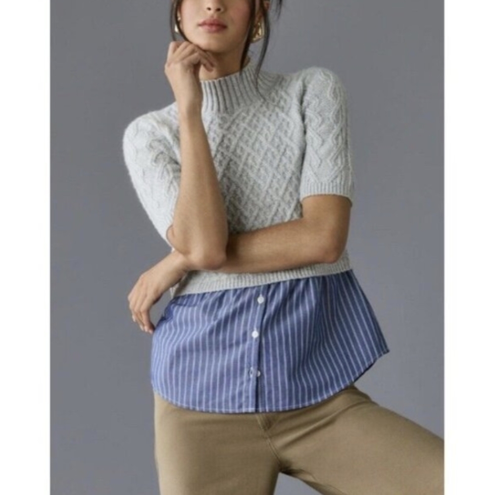 Anthropologie Maeve Twofer Sweater Medium